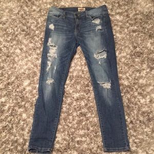 Denim BLVD ripped jeggings